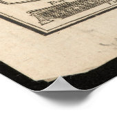 Ancien voilier Affiche (Coin)