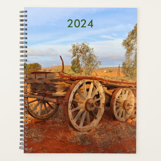 Ancien wagon, Outback Australie planificateur d'an (Devant)