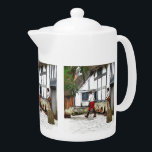 ANCIENNE ANGLETERRE<br><div class="desc">Deux fermiers Tudor profitent d'un temps de qualité, l'un à la recherche d'ale et l'autre jouant un tambour.</div>