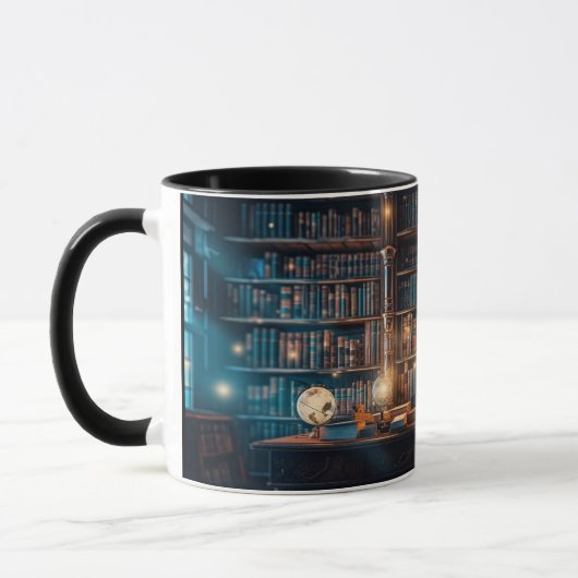 ancienne bibliothèque tasse à café (Gauche)