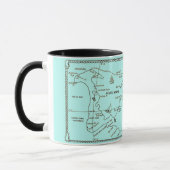 Ancienne carte de Grand Cayman Mug (Gauche)