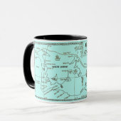 Ancienne carte de Grand Cayman Mug (Devant gauche)