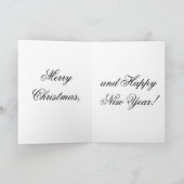 ANCIENNE carte de Noël SAINT NICK (Intérieur)