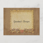 Ancienne carte de recette Look papier (Devant)