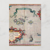 Ancienne carte des Açores - Exploration de la voil (Devant)