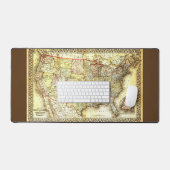 ANCIENNE CARTE DES USA (Clavier et souris)