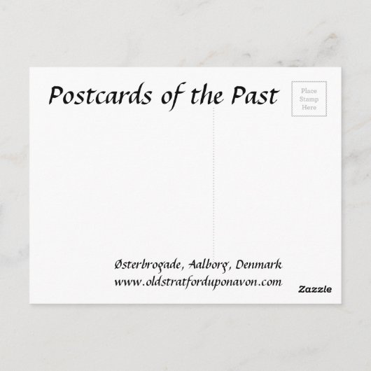 Ancienne carte postale - Aalborg, Danemark (Dos)