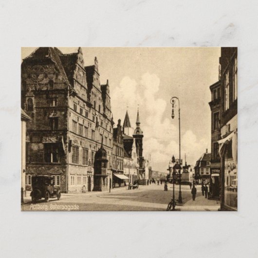 Ancienne carte postale - Aalborg, Danemark (Devant)