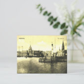 Ancienne carte postale - Aarhus, Danemark (Debout devant)