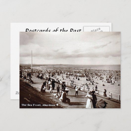 Ancienne carte postale - Aberdeen, Écosse (Devant / Derrière)