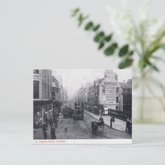 Ancienne carte postale - Aberdeen, Écosse (Debout devant)