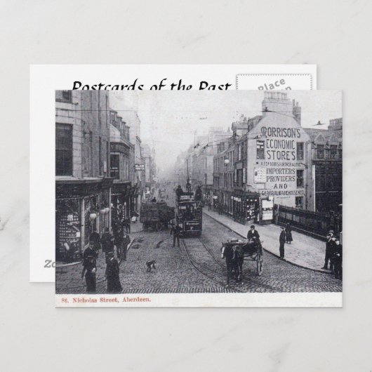 Ancienne carte postale - Aberdeen, Écosse (Devant / Derrière)