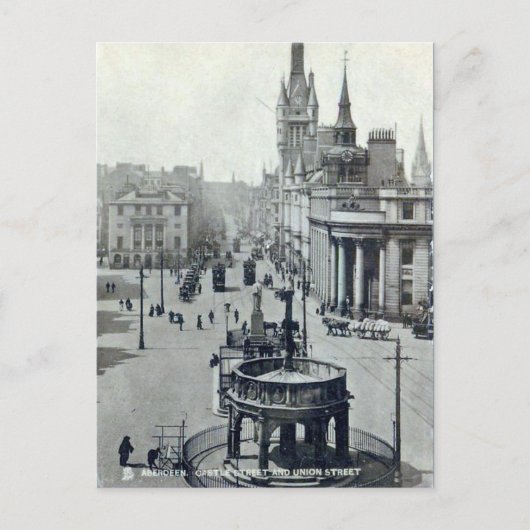 Ancienne carte postale - Aberdeen, Écosse (Devant)