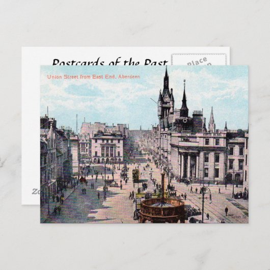 Ancienne carte postale - Aberdeen, Écosse (Devant / Derrière)