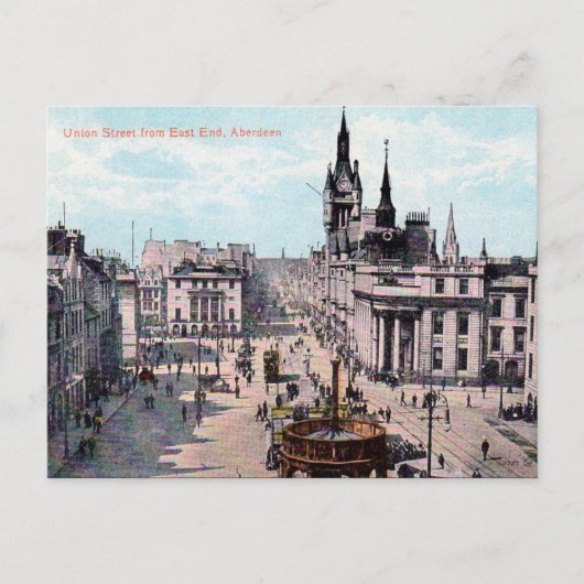 Ancienne carte postale - Aberdeen, Écosse (Devant)