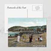 Ancienne carte postale - Aberystwyth Sands (Devant / Derrière)