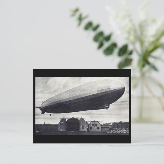 Ancienne carte postale - Aéronef "Graf Zeppelin" (Debout devant)