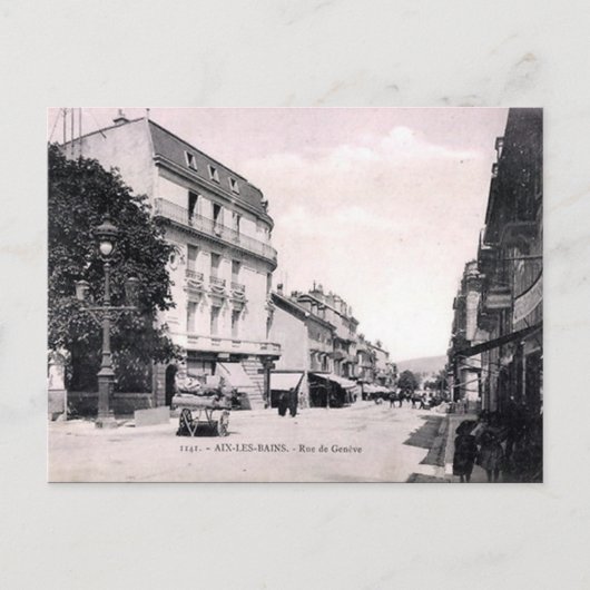 Ancienne carte postale - Aix-les-Bains, France (Devant)