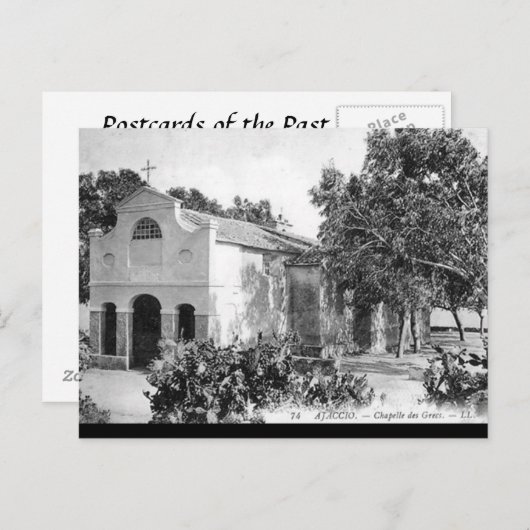 Ancienne carte postale - Ajaccio, Corse (Devant / Derrière)