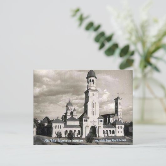 Ancienne carte postale - Alba Iulia, Roumanie (Debout devant)