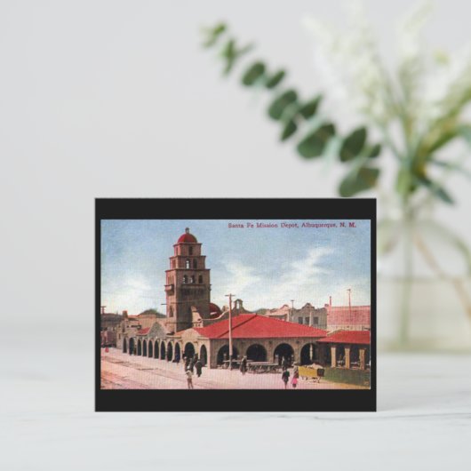 Ancienne carte postale - Albuquerque, Nouveau-Mexi (Debout devant)