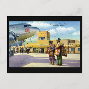 Ancienne carte postale - Albuquerque, Nouveau-Mexi