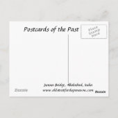 Ancienne carte postale - Allahabad, Inde (Dos)