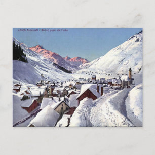 Ancienne carte postale - Andermatt, Suisse