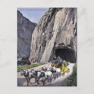Ancienne carte postale - Andermatt, Suisse