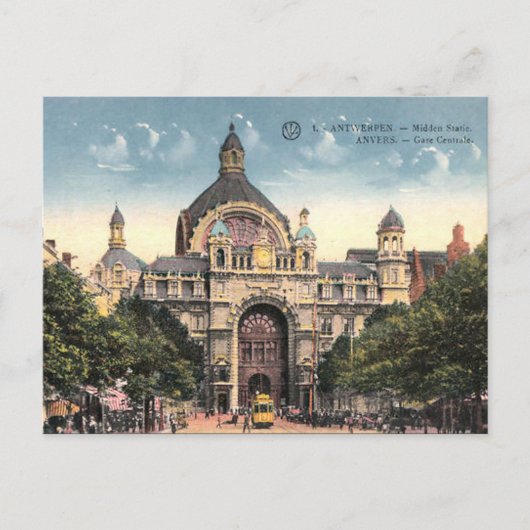 Ancienne carte postale - Anvers/Anvers, Belgique (Devant)