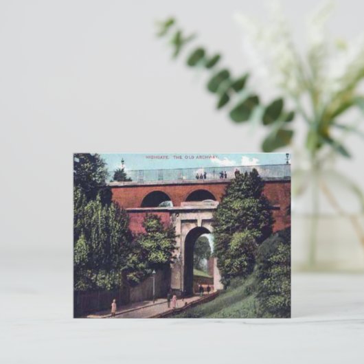 Ancienne carte postale - Archway, Highgate, Londre (Debout devant)