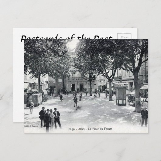 Ancienne carte postale - Arles, Bouches-du-Rhône (Devant / Derrière)