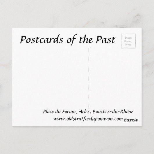 Ancienne carte postale - Arles, Bouches-du-Rhône (Dos)