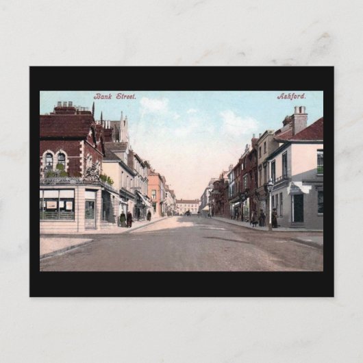 Ancienne carte postale - Ashford, Kent (Devant)