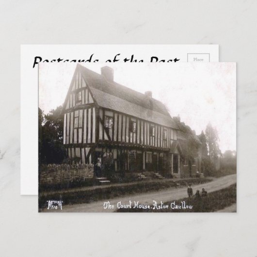 Ancienne carte postale - Aston Cantlow, Warwickshi (Devant / Derrière)