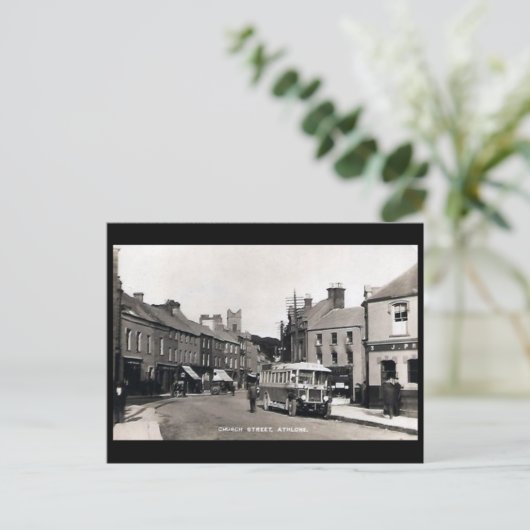 Ancienne carte postale - Athlone, Co Westmeath, Ir (Debout devant)