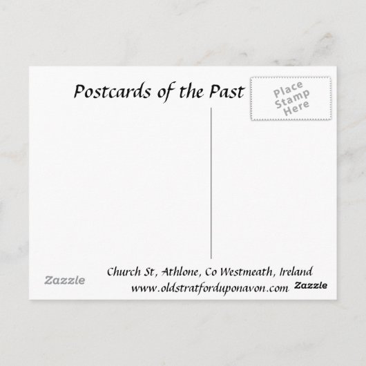 Ancienne carte postale - Athlone, Co Westmeath, Ir (Dos)