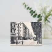 Ancienne carte postale - Ave Jules-Ferry, Tunis (Debout devant)