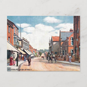 Ancienne carte postale - Aylesbury, Buckinghamshir