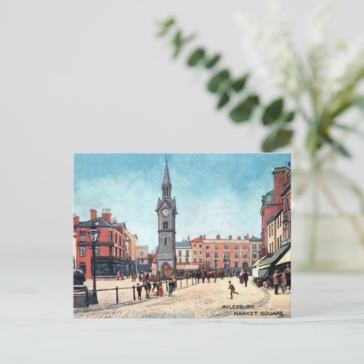 Ancienne carte postale - Aylesbury, Buckinghamshir (Debout devant)