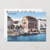 Ancienne carte postale - Bâle, Suisse (Devant / Derrière)