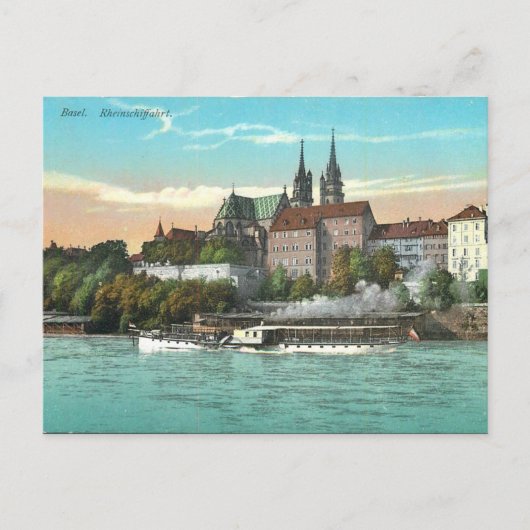 Ancienne carte postale - Bâle, Suisse (Devant)