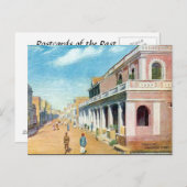 Ancienne carte postale - Bangalore (Bengaluru), In (Devant / Derrière)