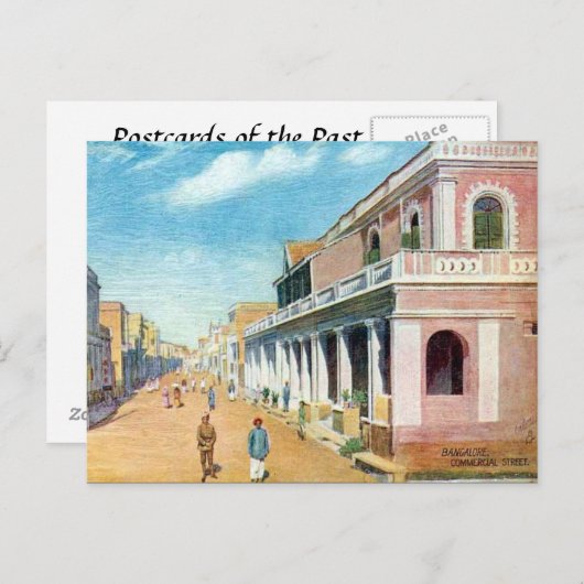Ancienne carte postale - Bangalore (Bengaluru), In (Devant / Derrière)