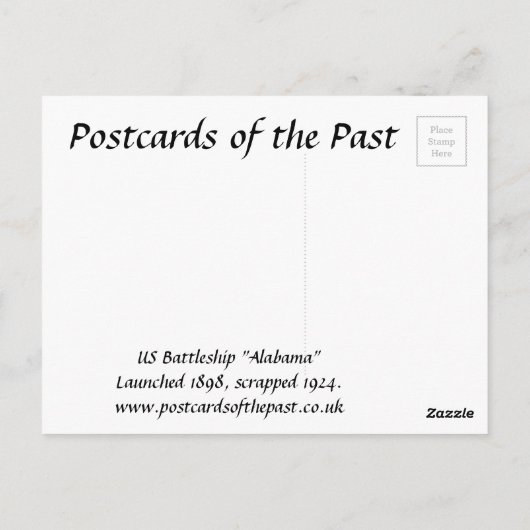 Ancienne carte postale - Bataillon américain "Alab (Dos)