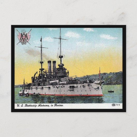 Ancienne carte postale - Bataillon américain "Alab (Devant)