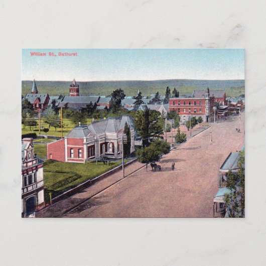 Ancienne carte postale - Bathurst, NSW, Australie (Devant)