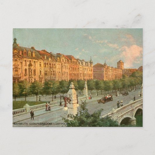 Ancienne carte postale - Bayreuth, Allemagne (Devant)