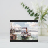 Ancienne carte postale - Belfast Harbour (Debout devant)