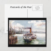 Ancienne carte postale - Belfast Harbour (Devant / Derrière)